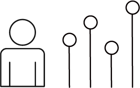 peer benchmarking icon